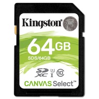 金士顿（Kingston）64GB 80MB/s SD Class10 UHS-I高速相机电脑存储卡