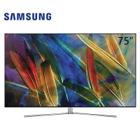 三星（SAMSUNG）QA75Q7FAMJXXZ 75英寸HDR 4K超高清智能光质量子点平板电视 不含电视支架   （含安装吊架）
