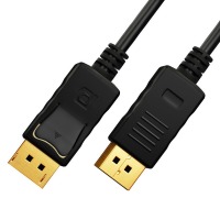 山泽(SAMZHE) DP高清线 DisplayPort公对公转换线镀金版黑色1.8米ZJ