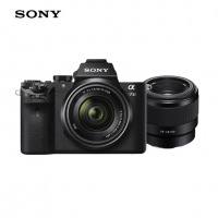 索尼（SONY）ILCE-7M2K 全画幅微单数码相机 套装（2430万有效像素 SEL2870镜头 a7M2/A72）含32G卡 相机包