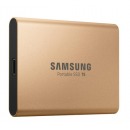 三星(SAMSUNG) 500GB Type-c USB3.1 移动硬盘 固态（PSSD）T5 玫瑰金