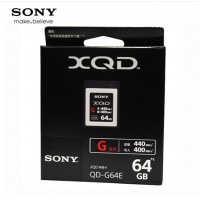 索尼（SONY）XQD存储卡 专业摄像机FS7 AX1E 尼康D850 Z7 Z6单反相机内存卡 XQD卡 QD-G64F（64G单存储卡）