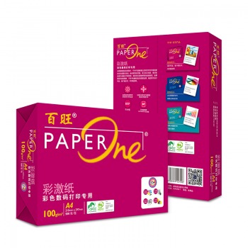 百旺(PAPER ONE)红百旺100gA4复印纸 500张/包 4包/箱