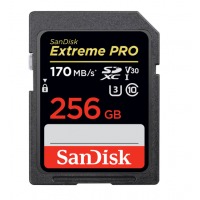 闪迪 256GB SD存储卡 U3 C10 V30 4K至尊超极速版数码相机内存卡 读速1