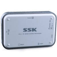 飚王（SSK）SCRM056多功能合一读卡器 USB3.0高速读写 支持TF/SD/CF/