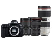 佳能（Canon）专业全画幅数码单反相机 EOS 5D Mark IV 佳能5d4 16-35/24-70/70-200大三元套装 