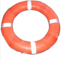 橙色专业防汛抗洪救生圈 泳池用救生圈 标准救生圈