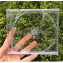 光盘盒 单片装 加厚80明单 CD盒 全透明光碟包装盒碟盒 DVD塑料壳 透明玻璃盒一包(25个)