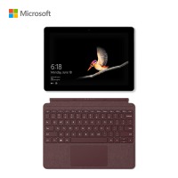 微软（Microsoft）Surface Go 二合一平板电脑 10英寸（英特尔 4415Y 8G内存 128G存储）【深酒红键盘套装】
