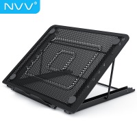 NVV 笔记本支架电脑支架散热器 折叠便携6档升降护颈椎电脑显示器桌增高置物架 NP-4经