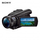 索尼（SONY）FDR-AX700 4K HDR民用高清数码摄像机 （含ECM-LV1+ECM-W2BT+128SD)