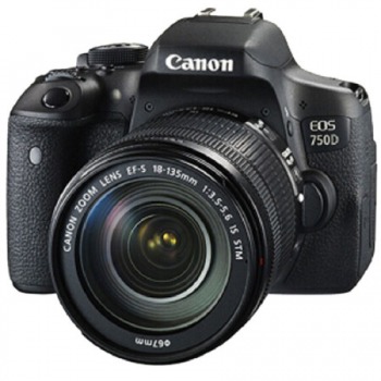 佳能（Canon）EOS 750D 单反套机（EF-S 18-55+50-1.8F镜头）