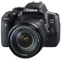 佳能（Canon）EOS 750D 单反套机（EF-S 18-55+50-1.8F镜头）