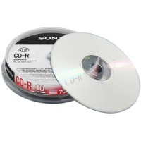 SONY 索尼 刻录盘 CD-R 48X 700M  10片桶装