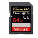 闪迪（SanDisk）64GB 读速95MB/s 写速90MB/s 至尊超极速SDXC UHS-I存储卡 V30 U3 Class10 SD卡